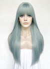 Pastel Blue Straight Synthetic Hair Wig NS565