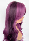 Mixed Purple Wavy Synthetic Hair Wig NS569