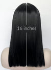 Black Straight Synthetic Hair Wig NS573