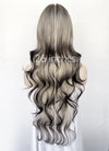 Blonde Mixed Black Wavy Synthetic Hair Wig NS587