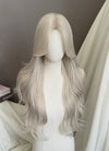 Light Ash Blonde Wavy Synthetic Wig NL090