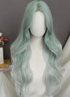 Mint Green Ombre Wavy Synthetic Wig NL083