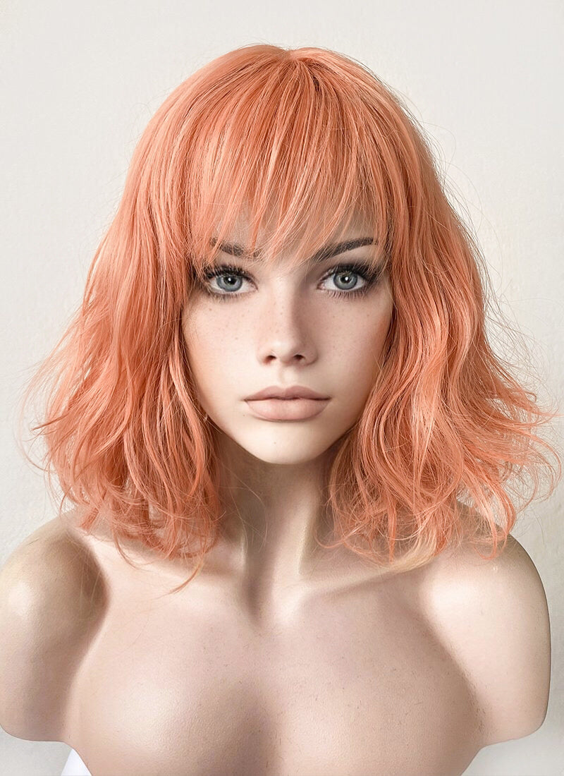 Peach on sale colored wig