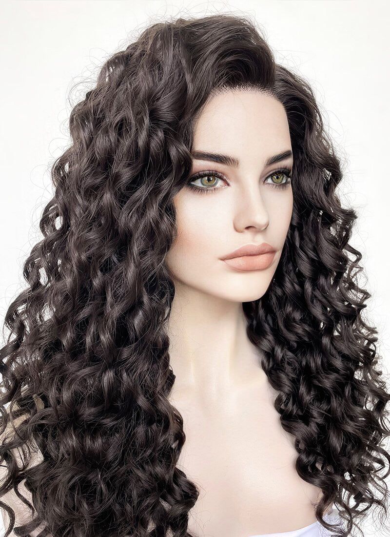 Curly synthetic shop lace front wigs