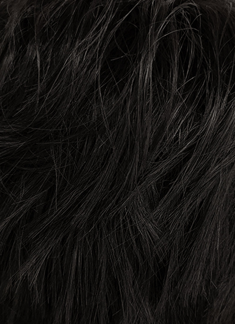Black Straight Pixie Lace Front Synthetic Men Wig LF1312B – wigisfashion-au