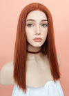 Auburn Straight Bob Lace Front Synthetic Wig LF770C