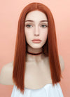 Auburn Straight Bob Lace Front Synthetic Wig LF770C