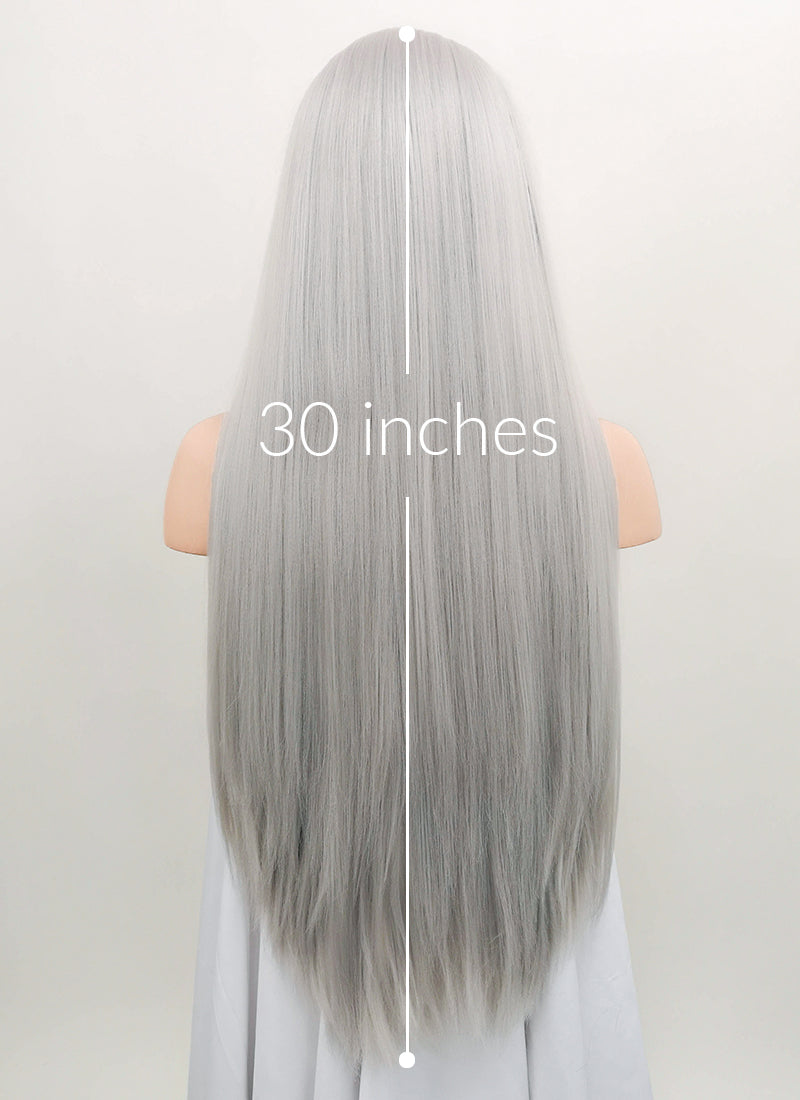 Outlet wow factor lace front grey ombre wig