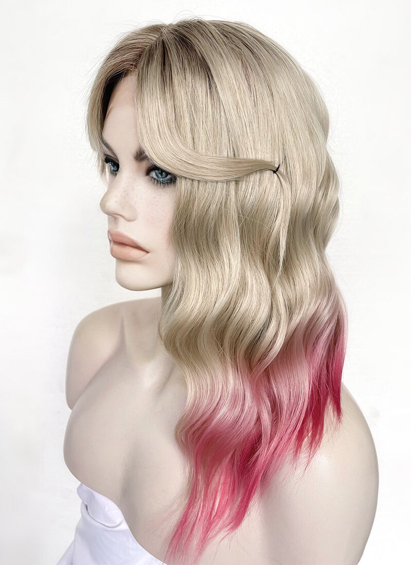 Pink 2024 ombre wig