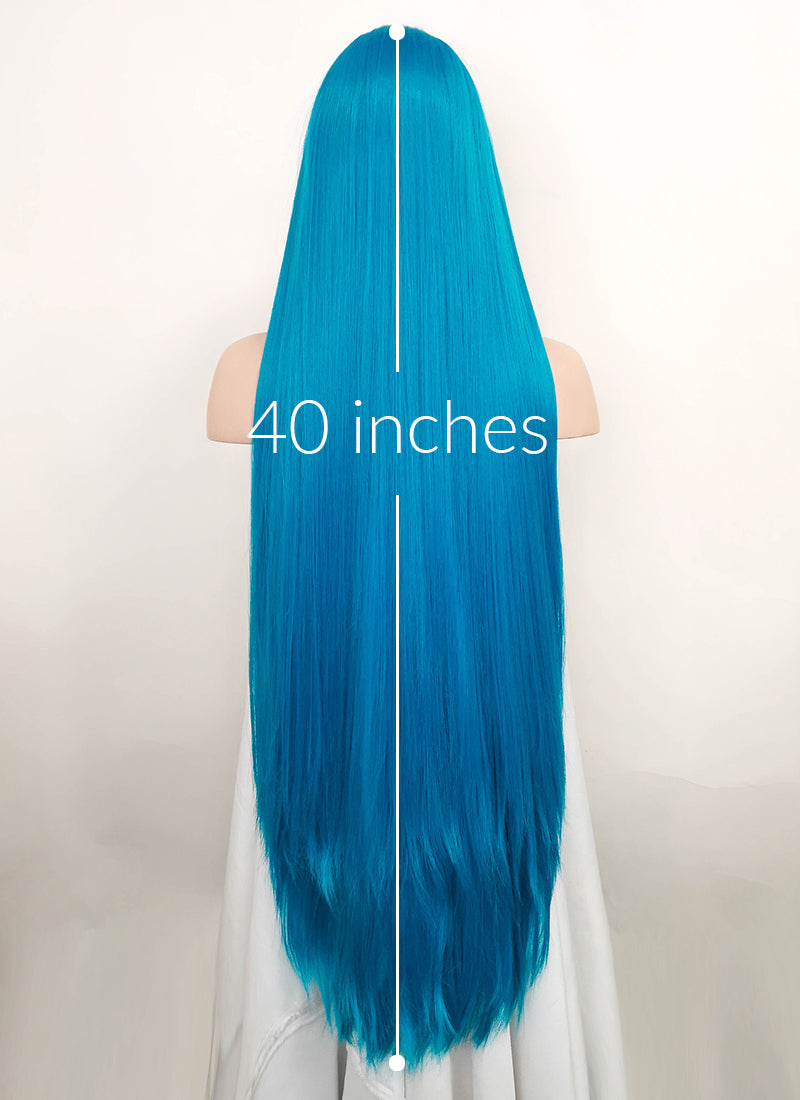 Blue wig clearance cheap