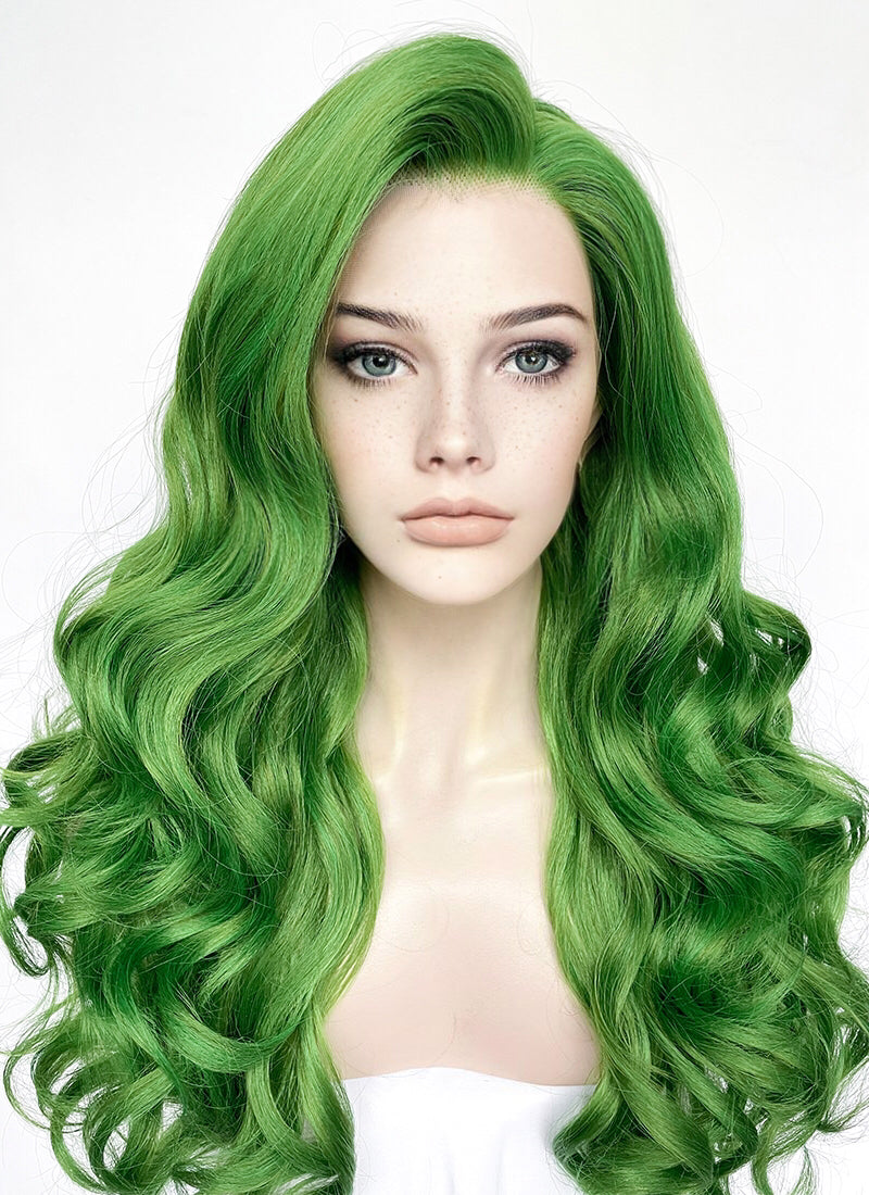 Green wig best sale