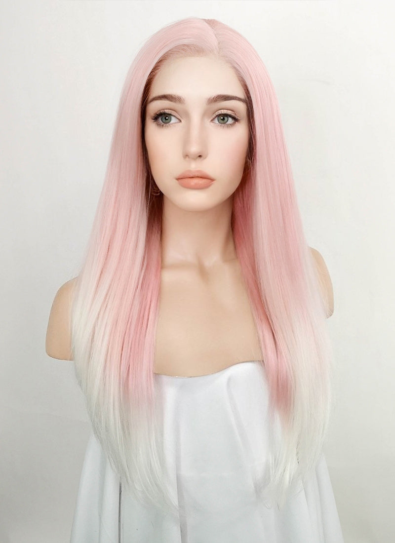 Pink wig outlet ombre