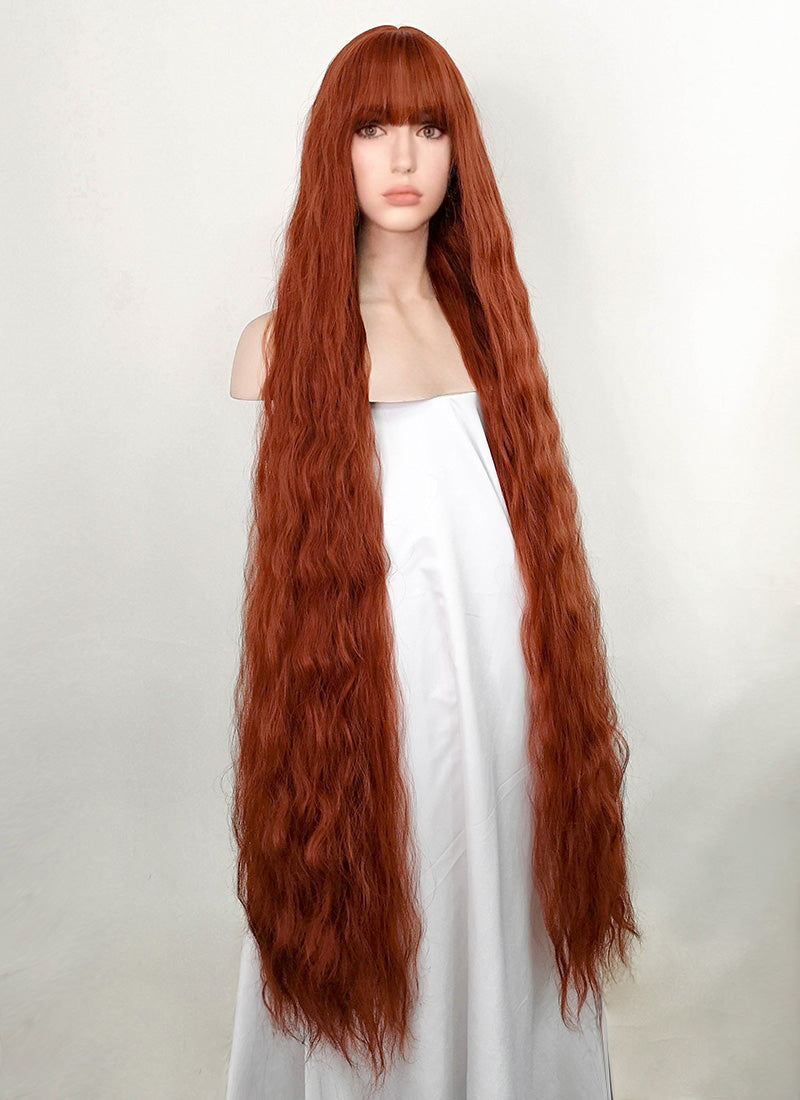 Auburn Wavy Synthetic Hair Wig NS352 Wig Is Fashion