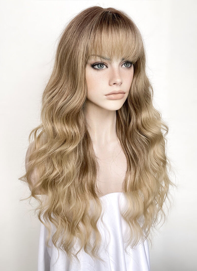 Brown Blonde Ombre Synthetic Hair Wig WigIsFashion Wig Is Fashion