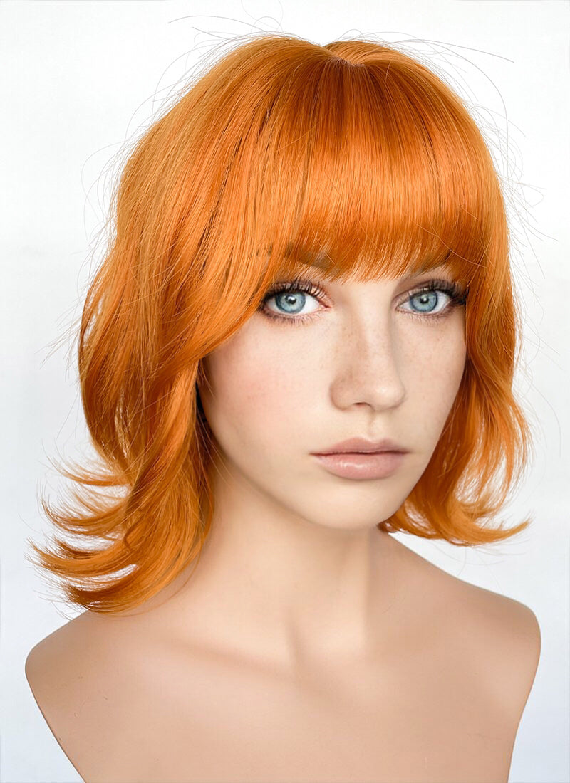 One Piece Nami Orange Wavy Synthetic Hair Wig WigIsFashion Wig